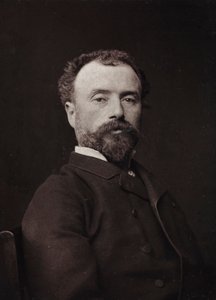 Művészi és életrajzi album, V. évf., Szalon 1885; Hippolyte Dominique Berteaux francia festő (1843-1926) portréja