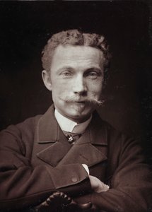 Művészi és életrajzi album, V. évf., Szalon 1885; Raoul de Pibrac festő (1852-1937) portréja