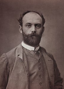 Művészeti és életrajzi album, 6. évf., Szalon 1885; Ernest Bordes francia festő (1852-1914) portréja