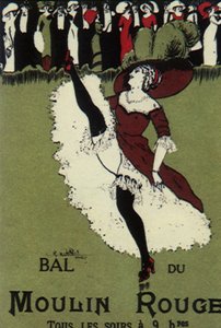 Moulin Rouge Ball (színes litho) alkotó: Charles Naillod