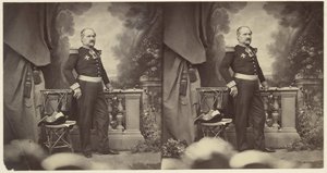 Corréard tábornok, a nizzai csapatok parancsnoka, az annektálás után alkotó: Charles Nègre