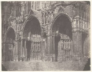 A chartres-i katedrális déli oldalának kapuzata alkotó: Charles Nègre