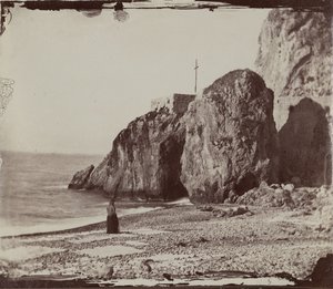 Nő a tengerparton alkotó: Charles Nègre