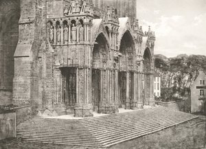 Chartres-i székesegyház – Portico du Midi XII. század alkotó: Charles Nègre