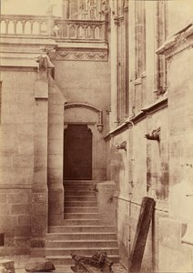 [A sekrestye bejárata, Notre-Dame, Párizs] alkotó: Charles Nègre
