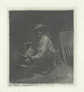 Térdelő Mason alkotó: Charles Nègre