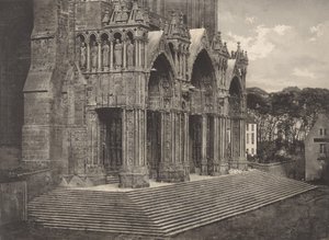 Plate XII Chartres Cathedral, Portico du Midi Plate XII Chartres Cathedral..., 1855.