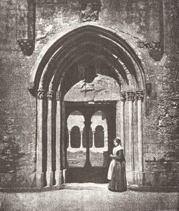 Saint-Trophime portál, kolostor bejárata, Arles, Saint-Trophime Metropolitan Church,..., 1852.
