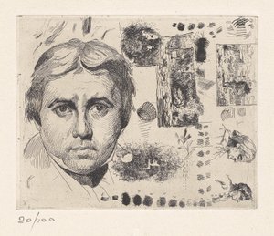 [Jean Auguste Dominique Ingres portréja] alkotó: Charles Nègre