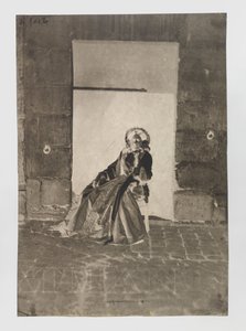 Egy ismeretlen ülő nő portréja alkotó: Charles Nègre