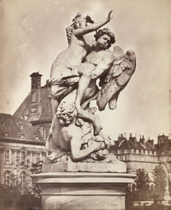 Szobor a Tuileriákból: G. Marsy és A. Flamen: Boreas elrabolja Orythiát, 1859. alkotó: Charles Nègre