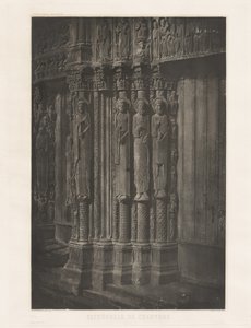 XIII. tábla – Chartres-i katedrális, szoboroszlopok a királyi bejárat központi ajtajában (XIII. tábla – Chartres-i székesegyház, szoboroszlopok a királyi bejárat központi ajtajában)