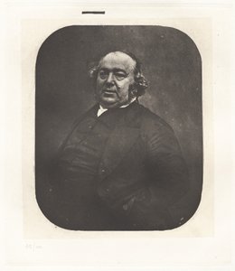 IX. tábla – Jules Janin portréja Nadar után (IX. tábla – Jules Janin portréja, Nadar) alkotó: Charles Nègre, Nadar, André Jammes