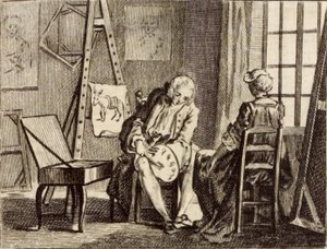 Le Bât alkotó: Charles Nicolas Cochin