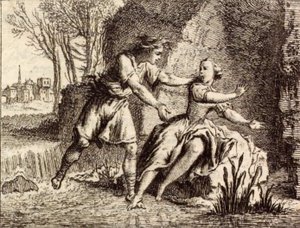 A Scamandre folyó alkotó: Charles Nicolas Cochin