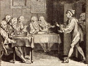 Candaule király és a törvények mestere alkotó: Charles Nicolas Cochin