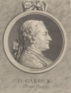 David Garrick portréja, 1764 alkotó: Charles Nicolas Cochin