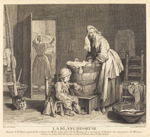 A Mosónő alkotó: Charles Nicolas Cochin I after Jean Siméon Chardin