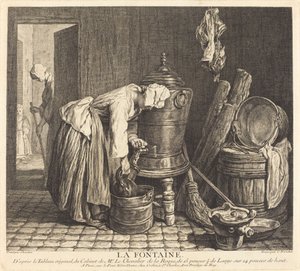 Szökőkút alkotó: Charles Nicolas Cochin I after Jean Siméon Chardin