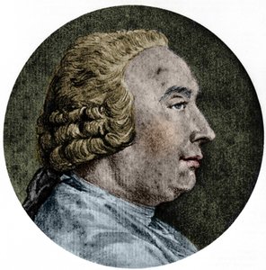 David Hume skót filozófus portréja (1711-1776) Charles rajza - Nicolas Cochin Jr. alkotó: Charles Nicolas II Cochin