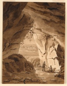 Egy barlangban alkotó: Charles Nicolas Ransonnette