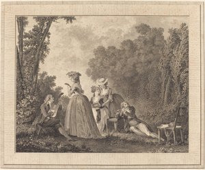 A kellemes koncert alkotó: Charles Nicolas Varin after Nicolas Lavreince