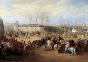 Mehemet Effendi, Achmet szultán török nagykövetének fogadása XV. Lajos király által március 21-én