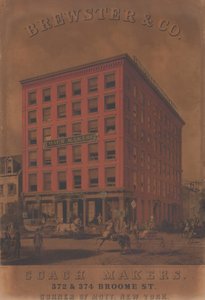 Brewster & Co. Coach Makers, 372 & 374 Broome St., kb. 1860-70