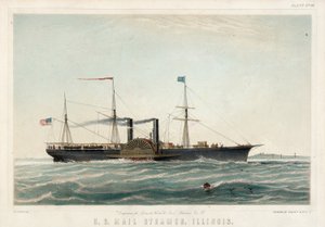 U.S. Mail Steamer, Illinois alkotó: Charles Parsons