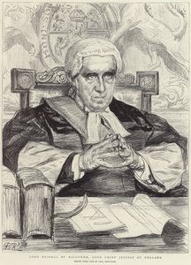 Lord Russell of Killowen (litho) alkotó: Charles Paul (after) Renouard