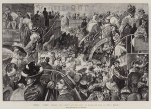 Egy népszerű Cockney üdülőhely, a tömeg a Highgate Hill lábánál bankszüneti napokon