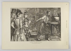 A Tower Hill-i izzítókemence, a The Graphic 1895-ös számából.