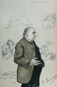 Doktor Jean Martin Charcot (1825-93) és a hisztériák, a „La Revue Illustree”-ből, 1887. augusztus alkotó: Charles Paul Renouard