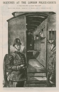 Vázlatok a londoni rendőrbíróságon alkotó: Charles Paul Renouard