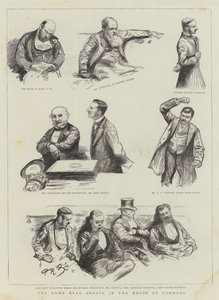 A Home Rule Debate in the Commons House metszet alkotó: Charles Paul Renouard