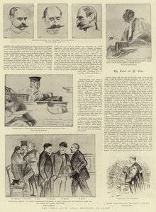 M Zola pere, Vázlatok a bíróságon