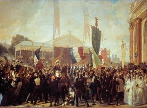 Louis Napoleon Bonaparte (1808-1873) herceg diadalmas bejárata Párizsban október 17.