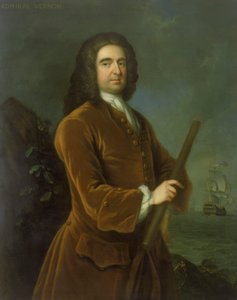 Edward Vernon admirális (1684-1757), 1730-as évek közepe (olaj, vászon)