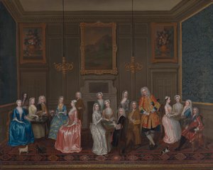 Tea Party Lord Harrington házában, St. James