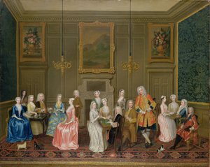 Tea Party Lord Harrington házában, St. James