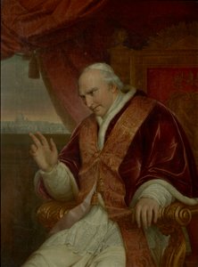 Pius pápa portréja 1761-1830, 1828. alkotó: Charles Picqué