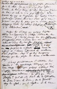 Projekt a „Les Fleurs du Mal” 2. kiadásának előszavához (toll és tinta papíron) alkotó: Charles Pierre Baudelaire