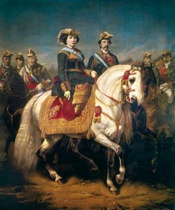 II. Izabella spanyol király katonai felvonulásáról szóló beszámolók alkotó: Charles Porion
