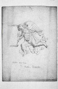 Angel from Tomb, Badia, Firenze, 1891 alkotó: Charles Rennie Mackintosh