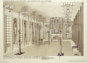 Tervezés egy zeneteremhez, 1901 körül