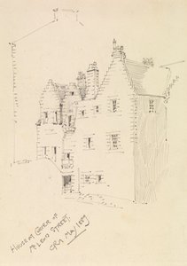 House At Corner Of Mcleod Street alkotó: Charles Rennie Mackintosh
