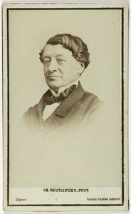 Laborde Léon diplomata, régész és a Louvre kurátora portréja, 1860-90 körül (fotó)