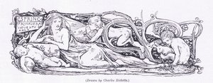 Tavasz, a The Magazine of Art 1893-ból, Cassell and Company, 1893 alkotó: Charles Ricketts