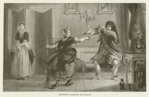 Monsieur Jourdain és Nicole alkotó: Charles Robert Leslie