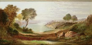 Reggel, Chepstow kastély, Monmouthshire alkotó: Charles Robert Leslie